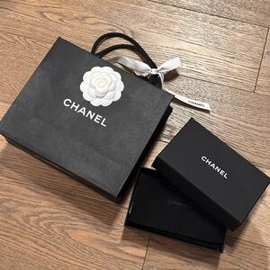 Authentic CHANEL Box with dust bag